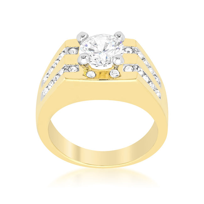 Barracuda CZ Ring | Gold