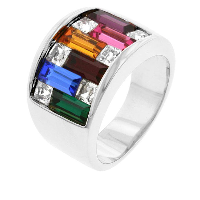 Candy Maze II Ring | Silver