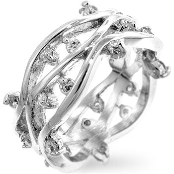 Aviva Vine Ring | Silver