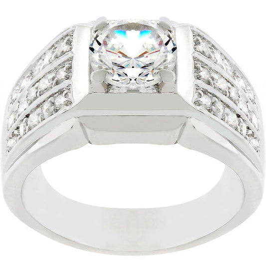 Rock Solid Cubic Zirconia Ring