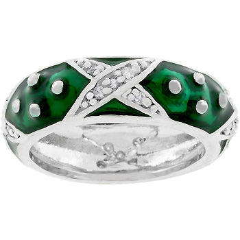 Marbled Green Ring