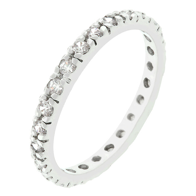 Chloe Eternity Ring | Silver