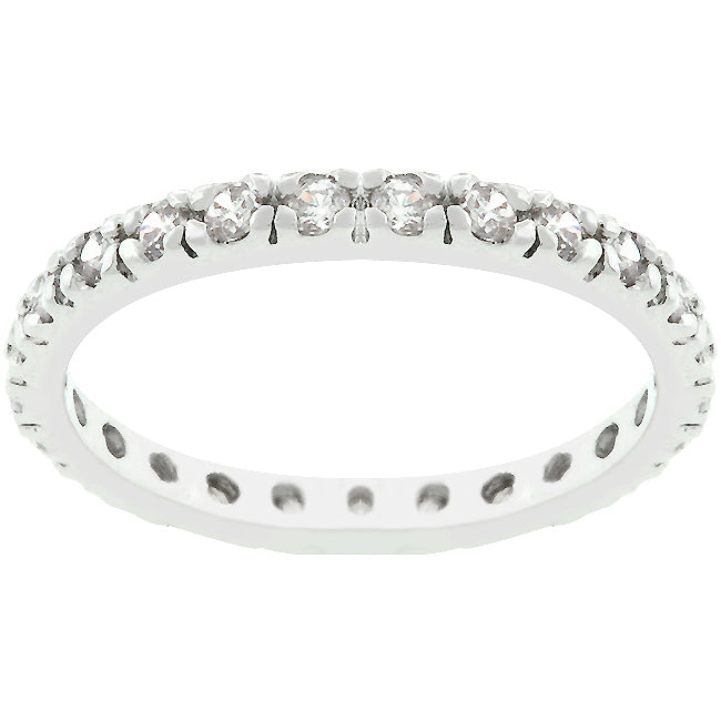 Chloe Eternity Ring | Silver