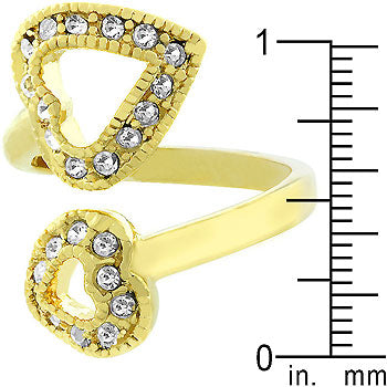 Connecting Hearts Ring | Gold