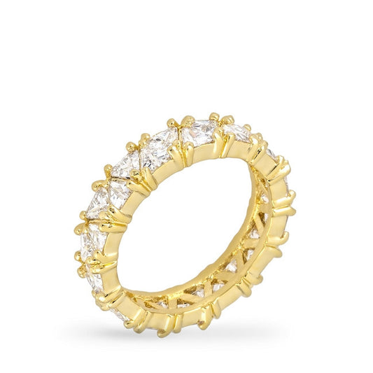 Trillion Eternity Ring | Gold