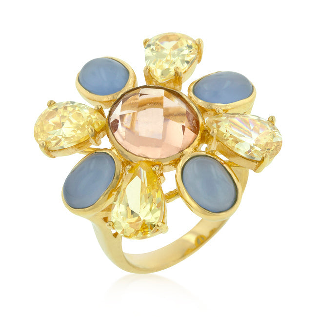 Emile Floral Ring | Gold