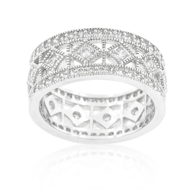 Simple Classic Cubic Zirconia Band