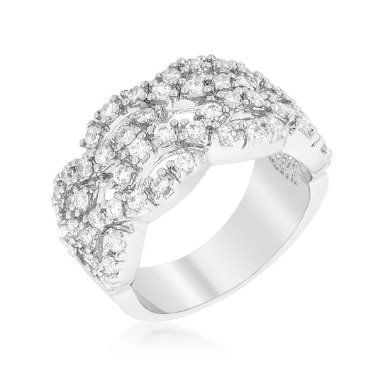 Braided Cocktail Ring | Silver