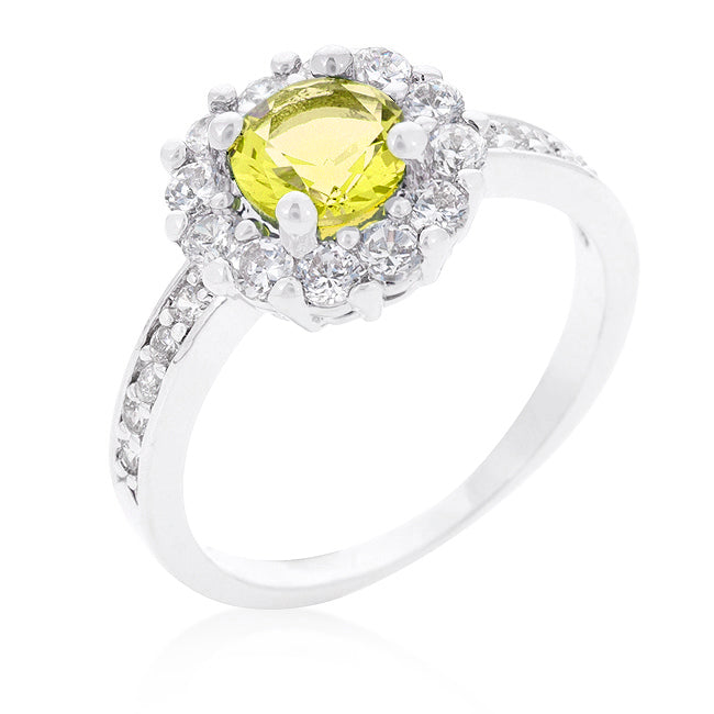 Bella Birthstone Ring | Yellow |Silver