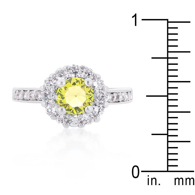 Bella Birthstone Ring | Yellow |Silver