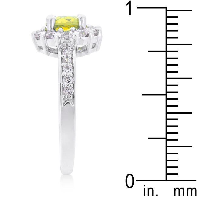 Bella Birthstone Ring | Yellow |Silver