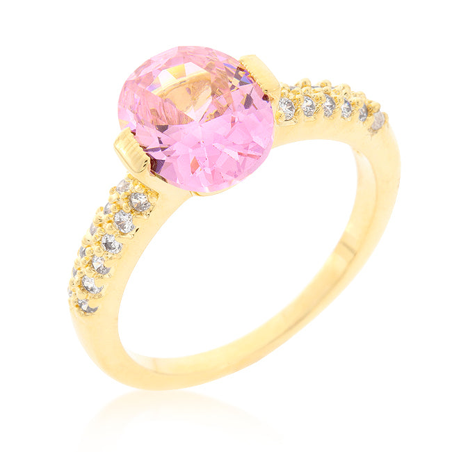 Fiora Pink Ring |Gold