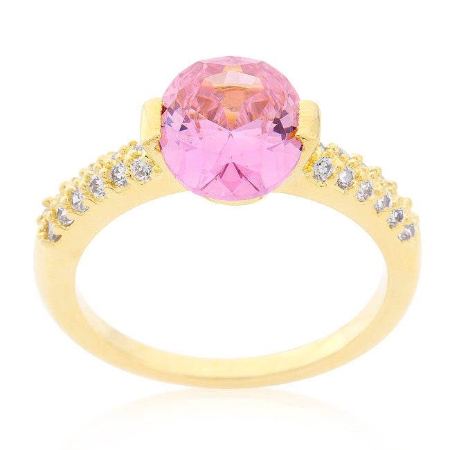 Fiora Pink Ring |Gold