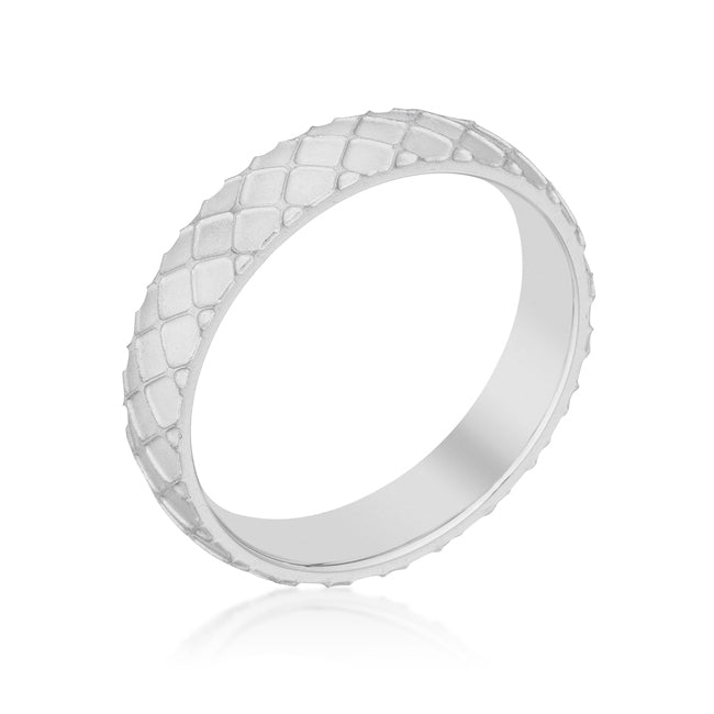 Elizel Band Ring | Silver