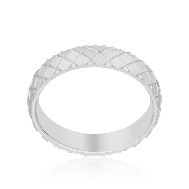 Elizel Band Ring | Silver