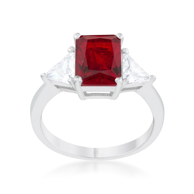 Amelia Ring | Ruby | Silver