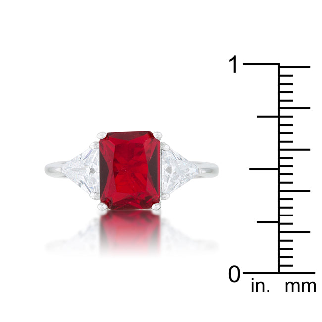 Amelia Ring | Ruby | Silver