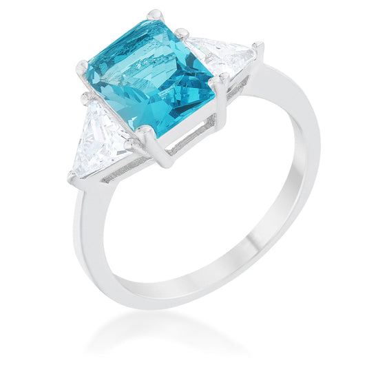 Amelia Ring | Blue Topaz | Silver