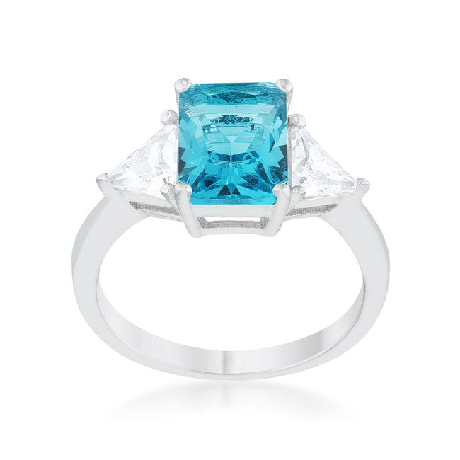 Amelia Ring | Blue Topaz | Silver