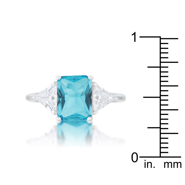 Amelia Ring | Blue Topaz | Silver