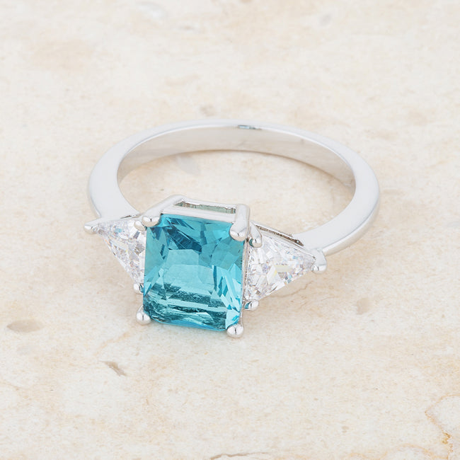 Amelia Ring | Blue Topaz | Silver