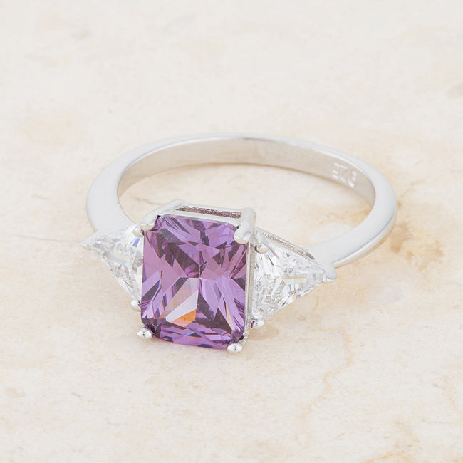 Amelia Ring | Amethyst | Silver