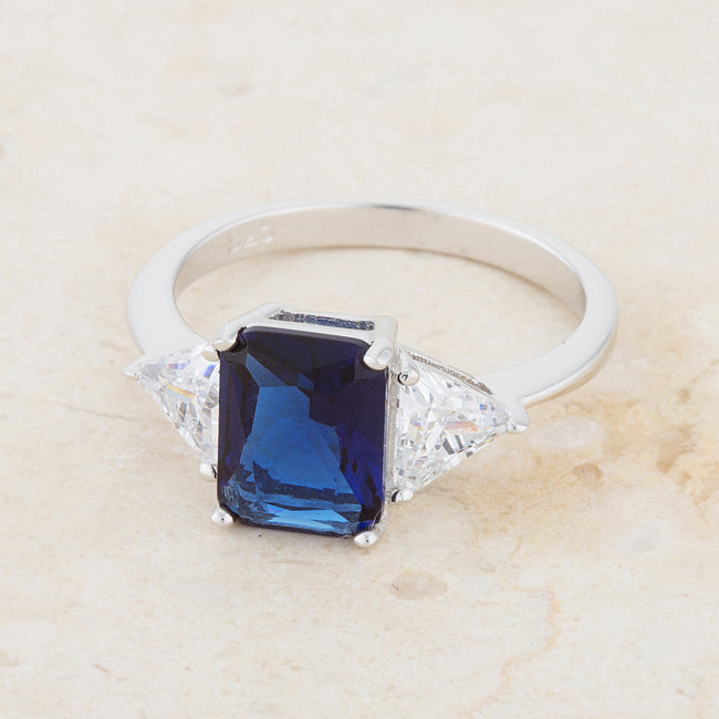 Amelia Ring | Sapphire | Silver