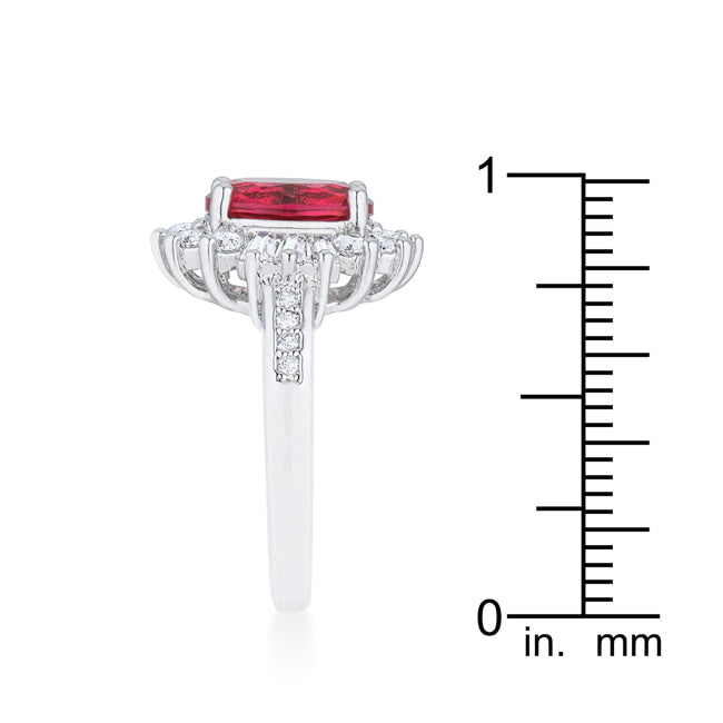 Chrisalee Ring | Ruby | Silver