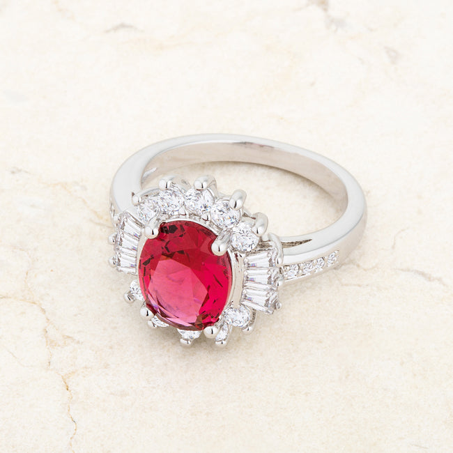 Chrisalee Ring | Ruby | Silver