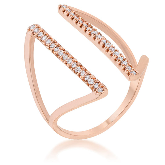 Jena Parallel Ring | Rose Gold