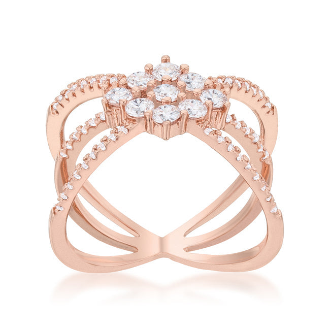 Mindy Rose Gold Triple Wrap Ring