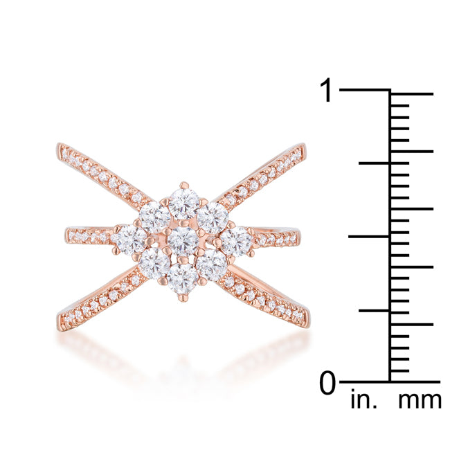 Mindy Rose Gold Triple Wrap Ring