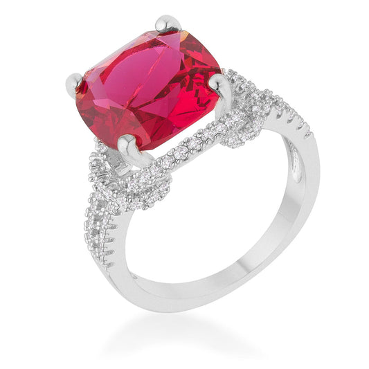 Charlene Ring | Ruby | Silver