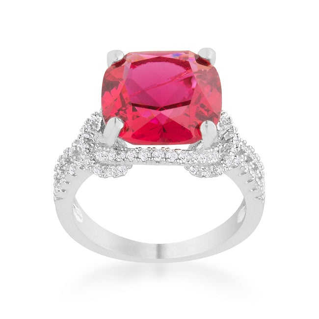 Charlene Ring | Ruby | Silver