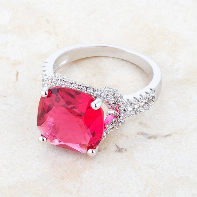 Charlene Ring | Ruby | Silver