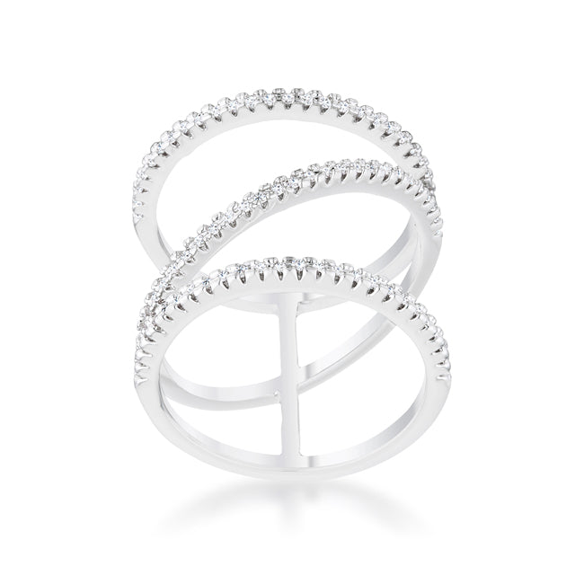 Shauna Twisted Ring | Silver