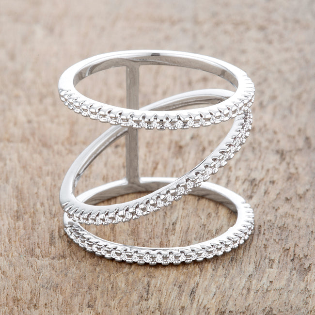 Shauna Twisted Ring | Silver