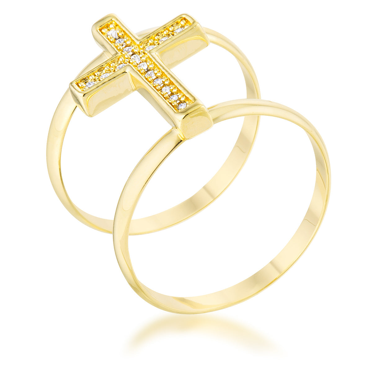 Francis Cross Ring | Gold