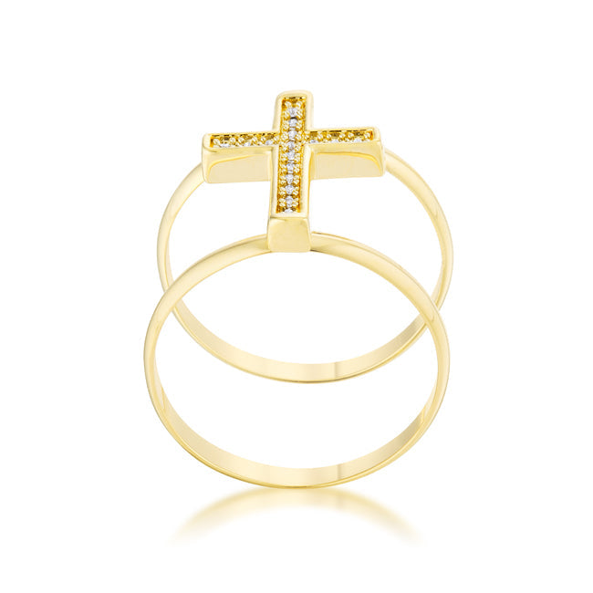 Francis Cross Ring | Gold