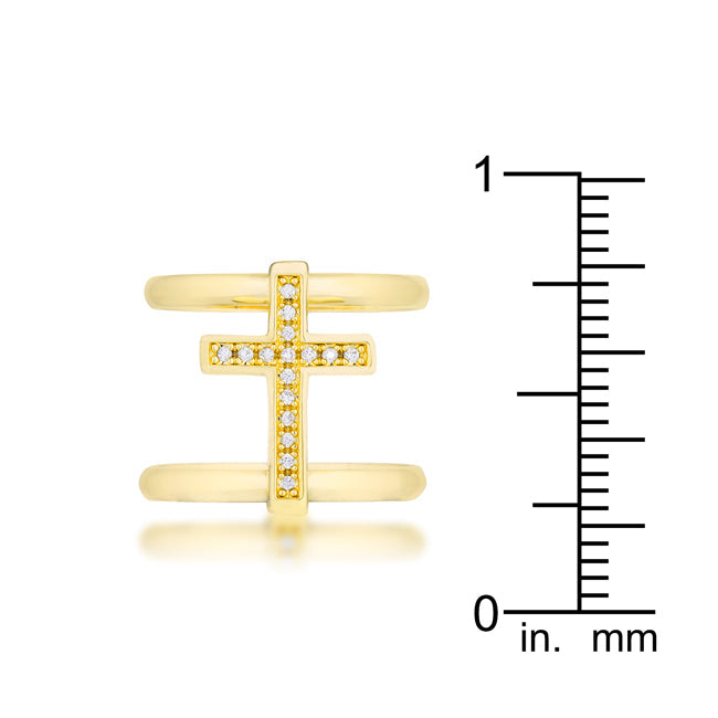 Francis Cross Ring | Gold