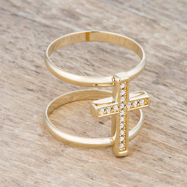 Francis Cross Ring | Gold