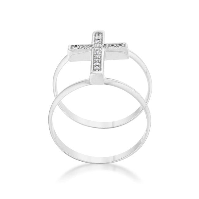 Francis Cross Ring | Silver