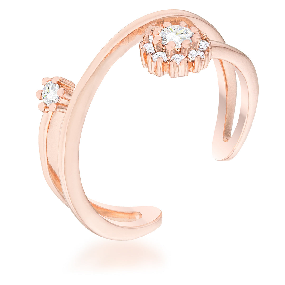 Krista Wrap Ring | Rose Gold