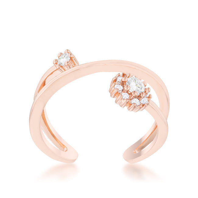 Krista Wrap Ring | Rose Gold