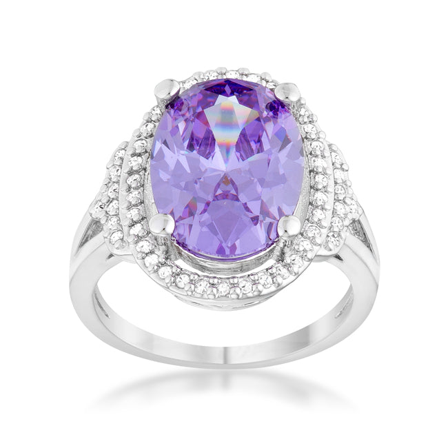 Melanie Amethyst Cocktail Ring