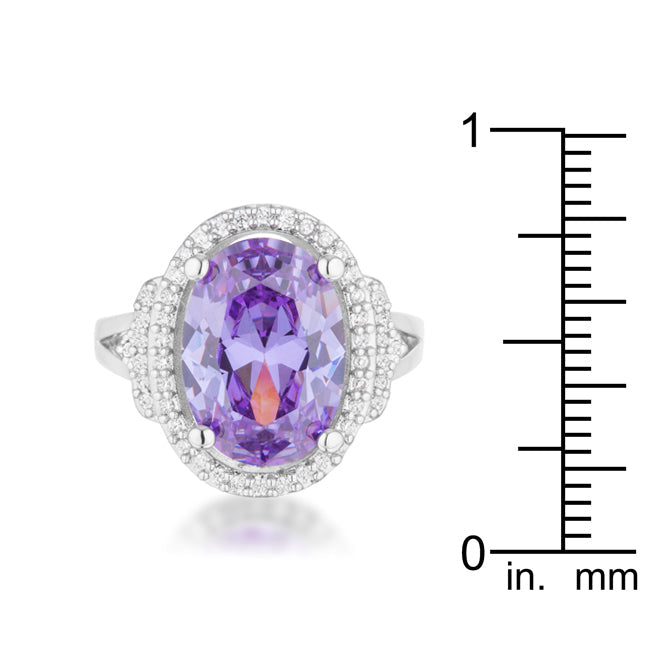 Melanie Amethyst Cocktail Ring