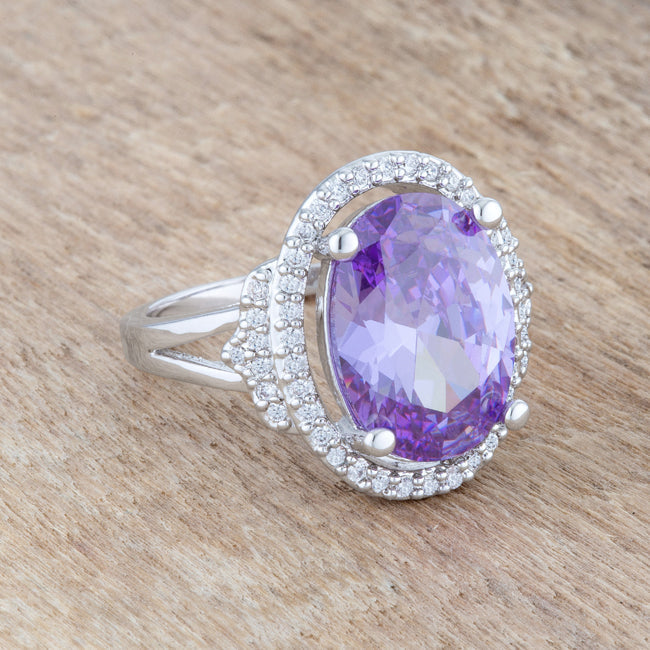 Melanie Amethyst Cocktail Ring