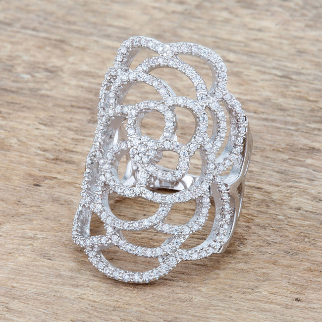 Rosa Filigree Cocktail Ring