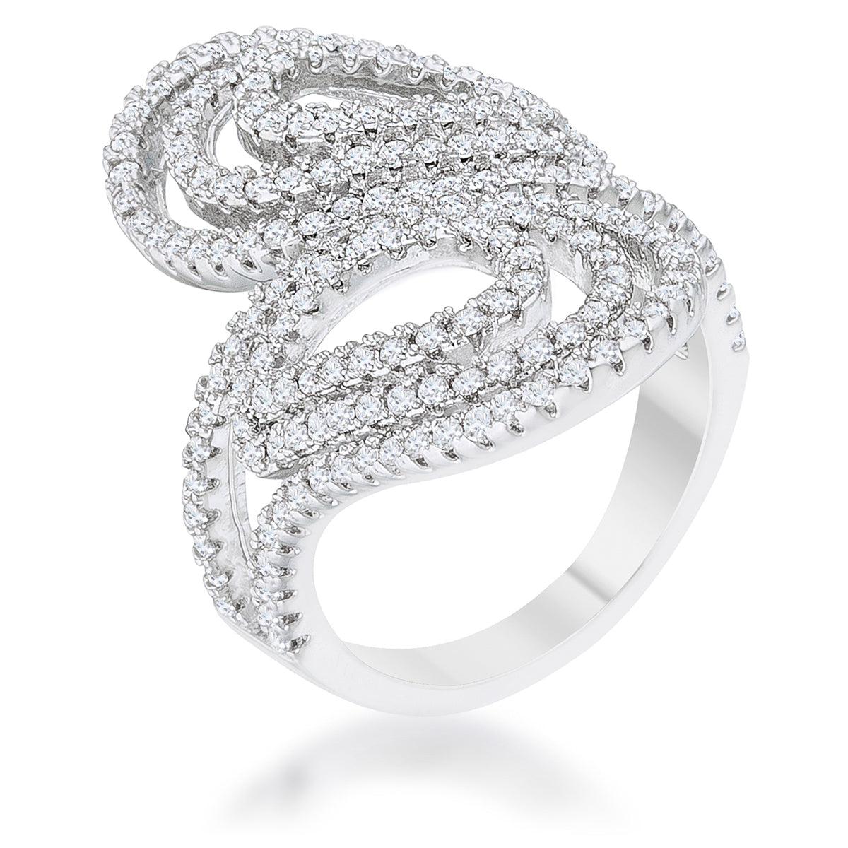 Serina Pave Circle Ring