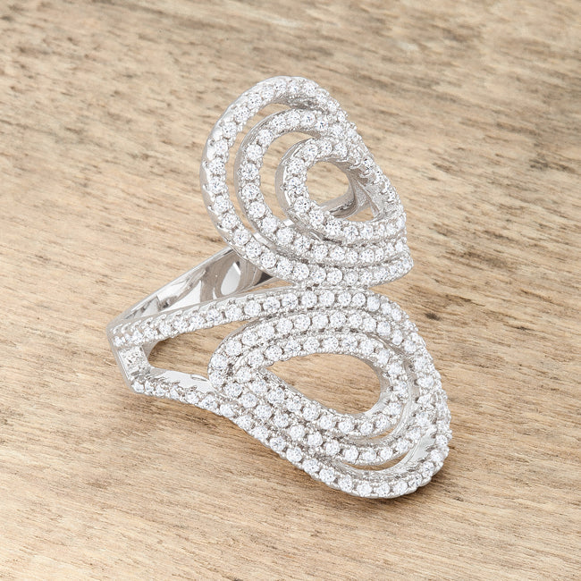 Serina Pave Circle Ring